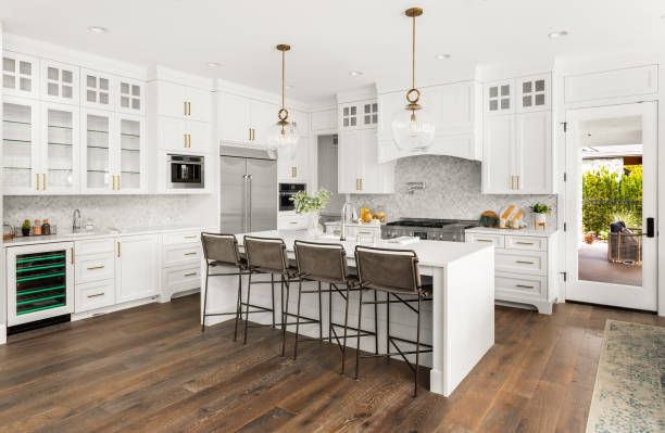 LVP kitchen floor Lester Prairie